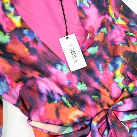 One33 Social Dress Womens 4 Mini Pink The Celia Cutout Cocktail Open Back Low V - Picture 3 of 14